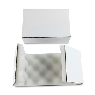 Shell & Slide Foam Lined White Boxes