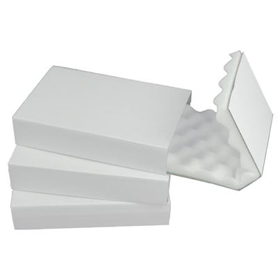 Shell & Slide Foam Lined White Boxes