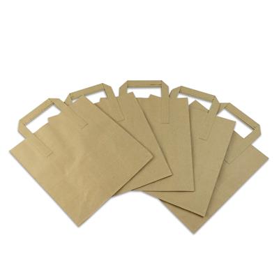 Kraft Paper SOS Bags (Brown & White)