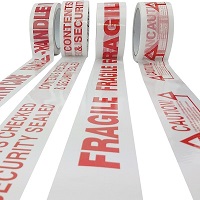 Fragile & Printed Warning Tape